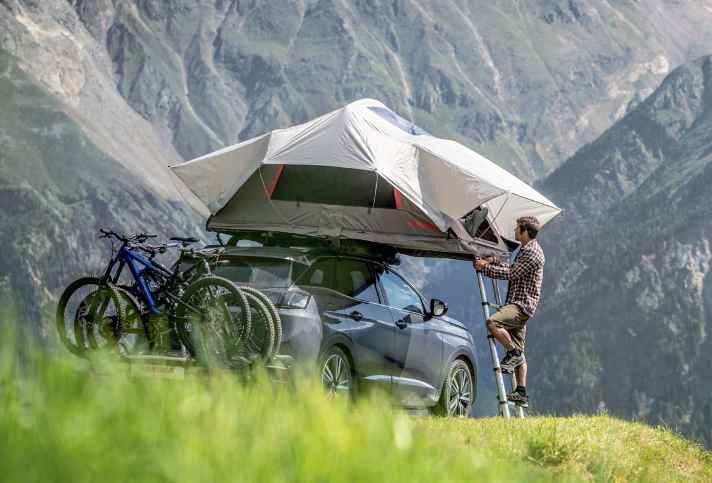 Rooftop tent - for that adventure feeling under the stars