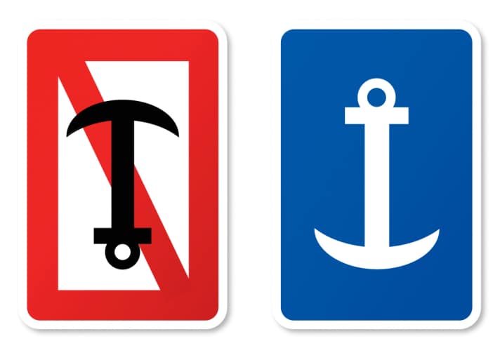 Anchor symbol | Drawing: Christian Tiedt