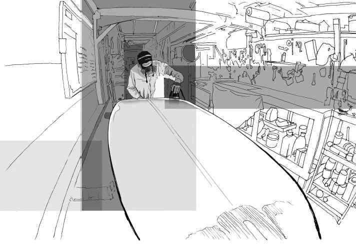 Dass er einmal seine eigene Boardmarke haben würde, hätte sich Alex nicht träumen lassen.