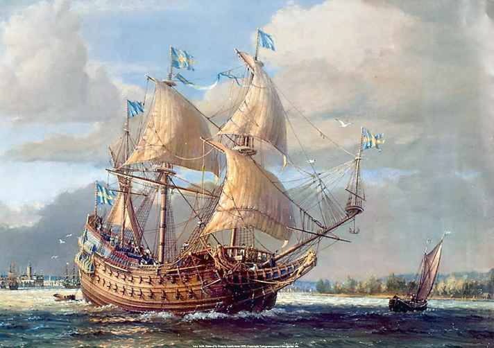 Il "Vasa" sarebbe diventato la nave più potente della flotta svedese, composta da 20 navi, con 64 cannoni.
