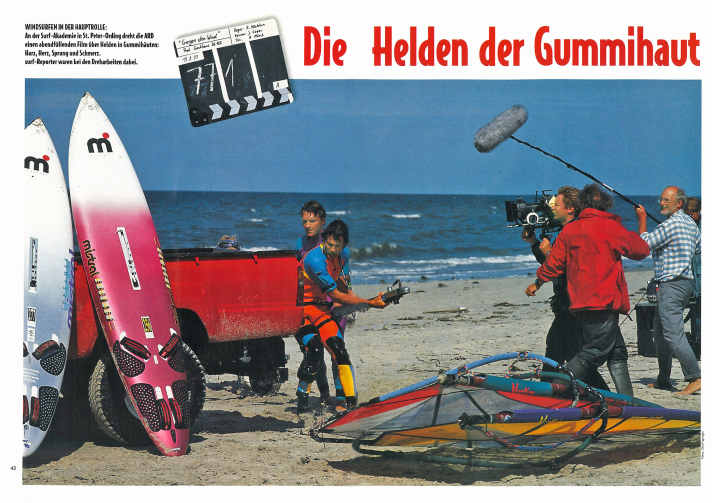 Die junge Surferclique aus den 90ern ist auch in die Jahre gekommen und der Fokus liegt eher in tibetischen Bergen als am Nordseestrand. Doch irgendwie kommt im Film „Die Wiederkehr“ alles wieder zusammen. 1993 widmete das surf Magazin „Gegen den Wind“ eine große Story.