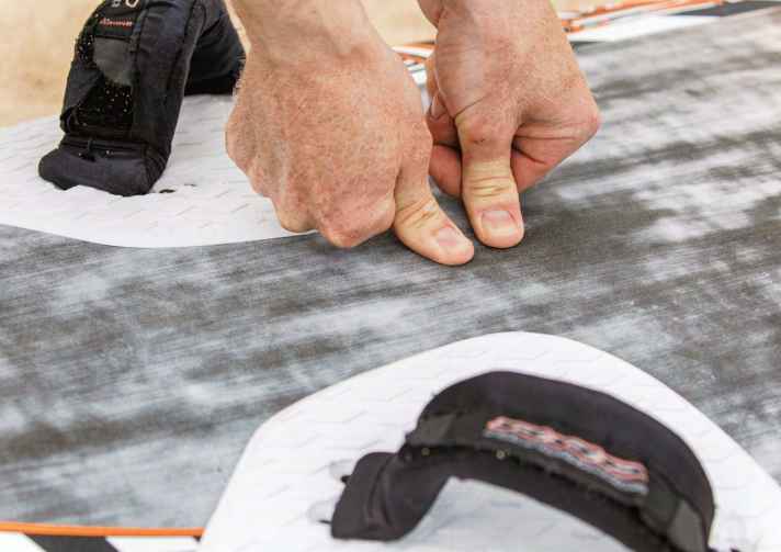 The deck and bow should be checked for soft spots and cracks.