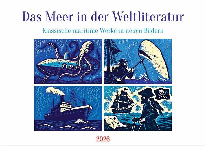 Calendario "Il mare nella letteratura mondiale