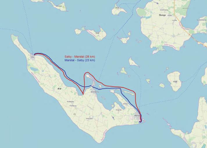 Die SUP-Tour von Jörg Knorr an Ærø Nordküste