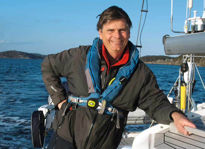 Il velista professionista Leon Schulz