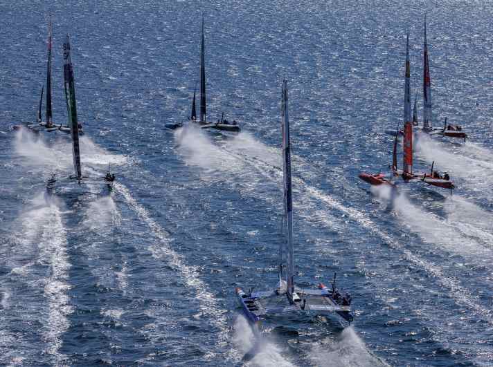 Frenzied SailGP fun off Saint-Tropez