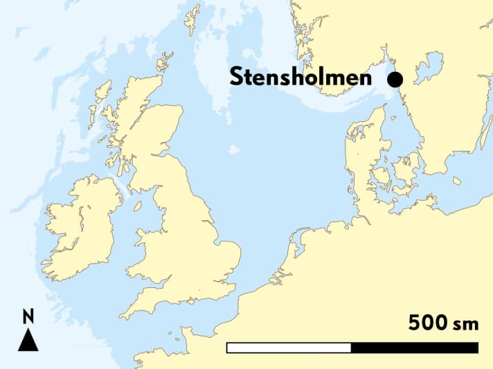 The Swedish island of Stensholmen in the Skagerrak archipelago.