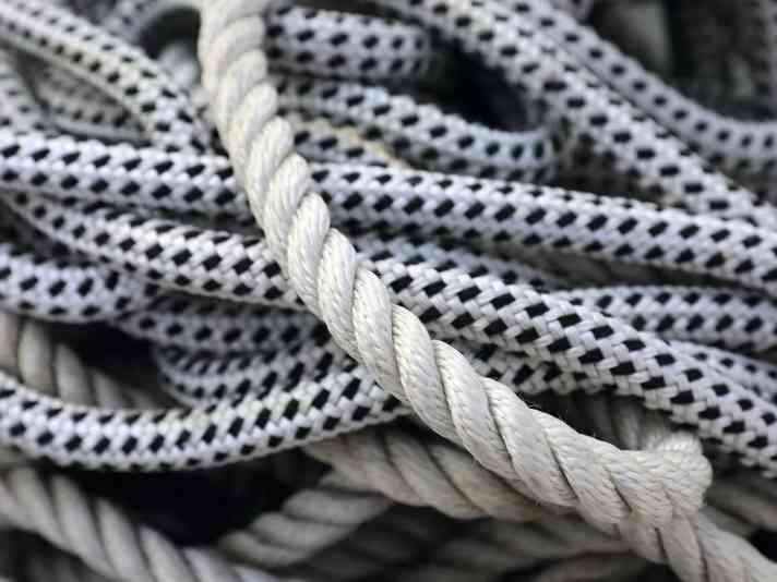 Rigged cordage
