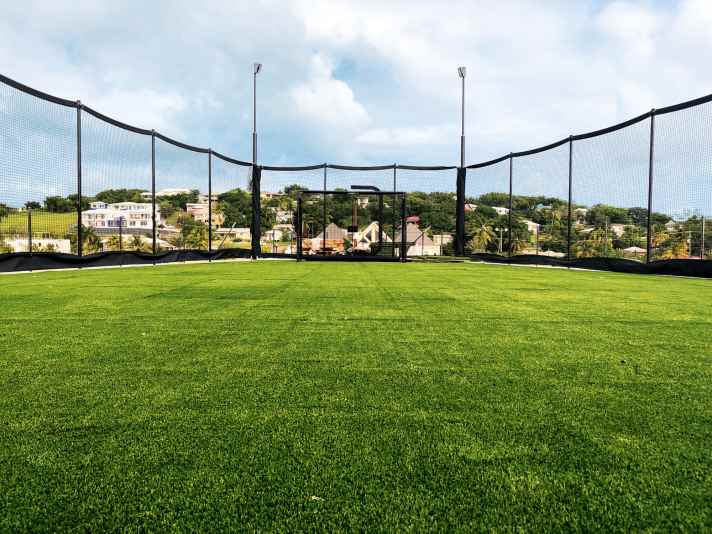 Football pitch on the "Anna"