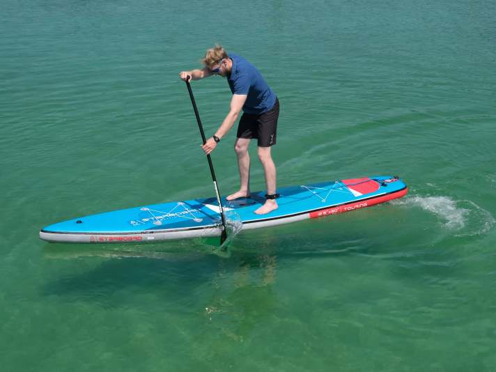 FALSCH: Das Blatt wird nicht ganz eingetaucht.