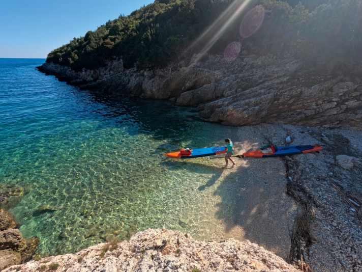 Dream bays and beaches and nobody there - that's what we wanted.