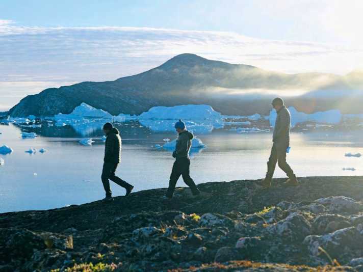 The landscape and the forces of nature determine life and man is small and insignificant.