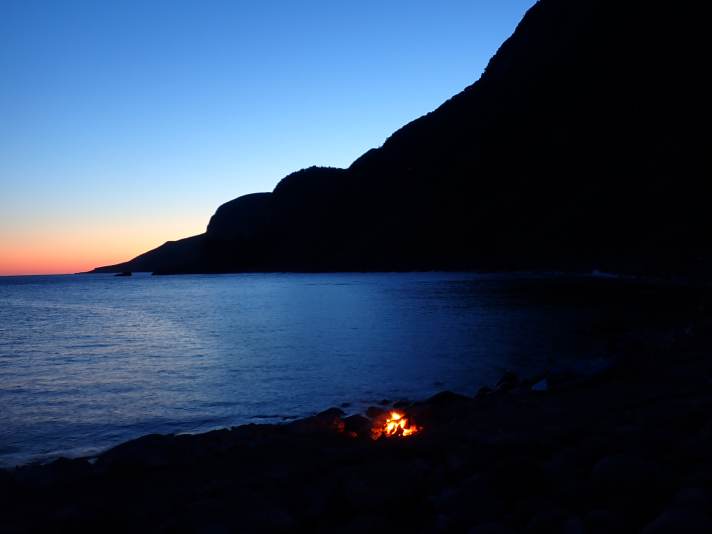 It's cosy - and keeps bears at bay. Just don't let it go out