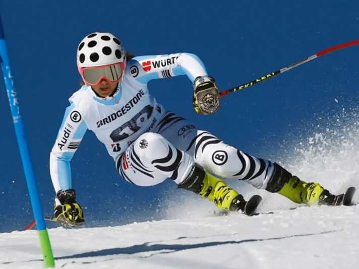 Alisa Engelmann: Racing at the limit - always with a helmet.