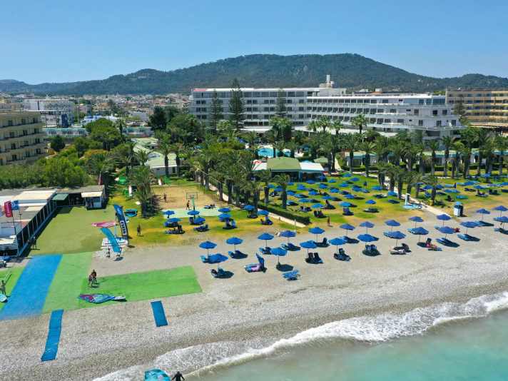 Das Hotel Blue Horizon mit dem Pro Center von Jürgen Niens bot sehr gute Trainingsmöglichkeiten, sowohl an Land als auch auf dem Wasser.