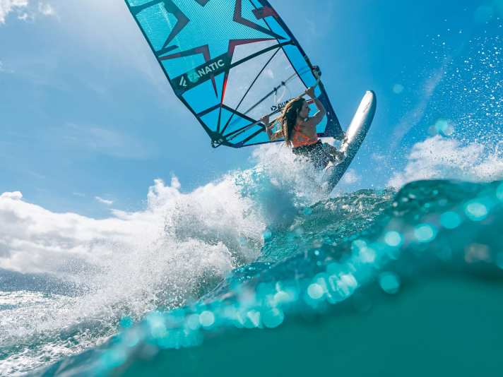 Vitamin Happy: "Nothing brightens my mood like windsurfing," says Shawna Cropas.
