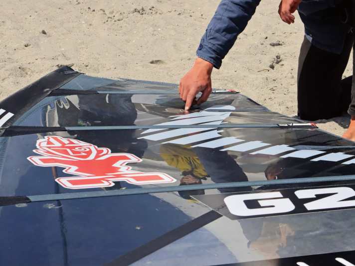 Modern freestyle sails work best with very little loose leech.