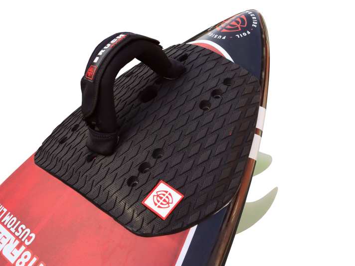 The hole for mounting the Powerbox fin is located directly at the rear under the centre strap, which can make mounting a little more complicated.