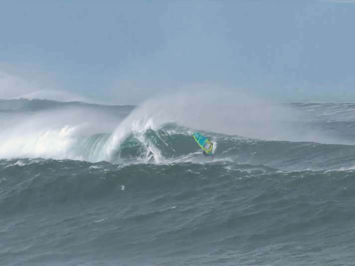 The wave off La Pancha is sometimes a beast.