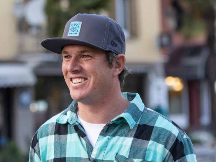Marco Lang, former World Cup pro, now sail developer at Duotone