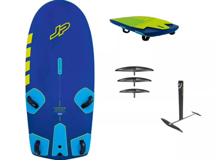 Slim foils, wide foil boards, long fuselage - this is the ideal foil set-up for racing.