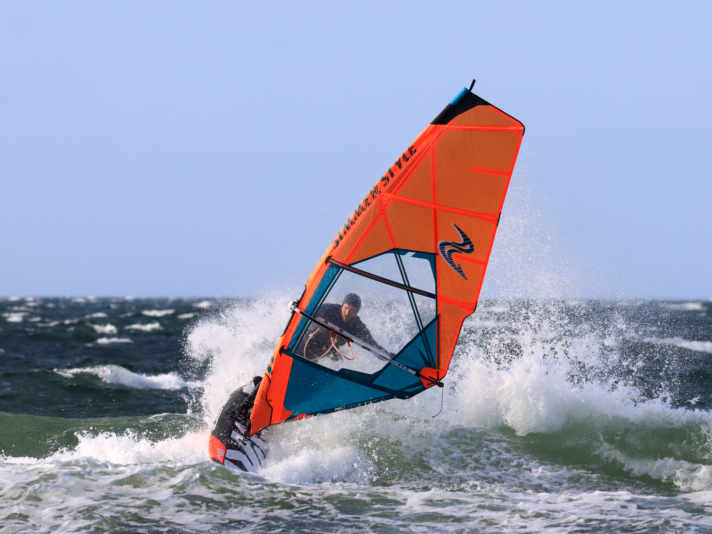 The Simmer Blacktip in action on the Baltic Sea