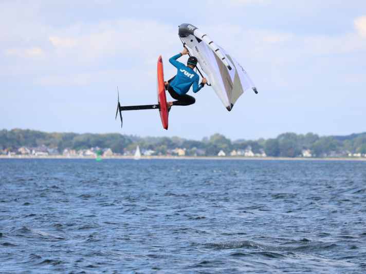 Can also jump, but rotations are easier with more compact foils