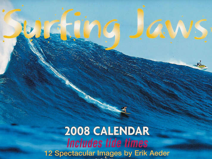 "My children are still proud of the photo of their father in the Jaws calendar from 2008." Robby Swift
