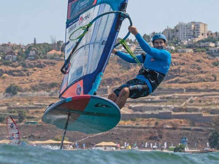 Antoine took to the air at the 2021 World Cup in Israel - and not just with the foil.