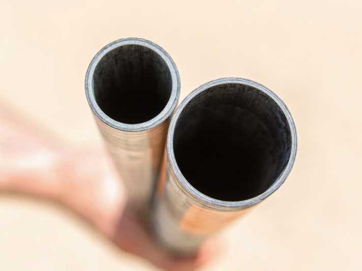 It is not only the diameter but also the wall thickness that distinguishes SDM masts from RDM masts.