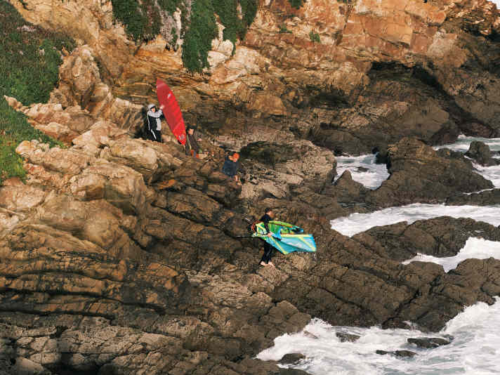 Leon Jamaer musste in Peniche auch ordentlich einstecken