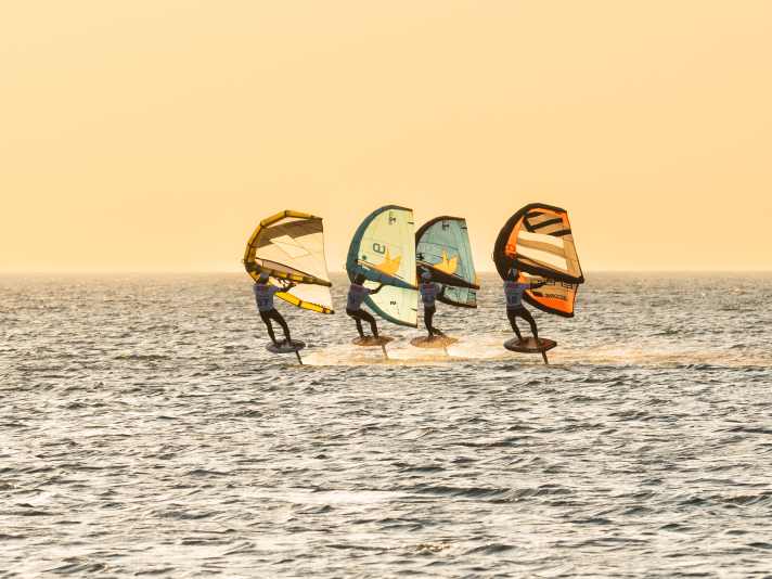 Viana also offers great shallow water conditions downwind of the pier