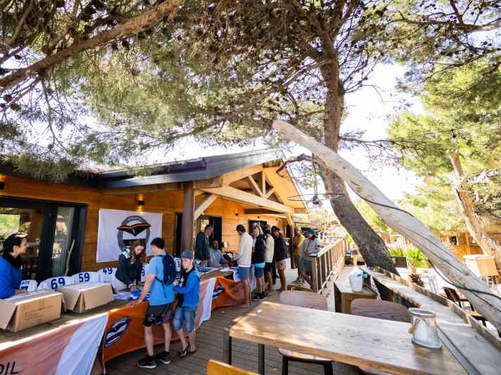 Einschreibung beim GWA Wingfoil World Cup in Leucate