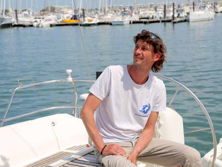 À 46 ans, Eymeric Maiffrédy est le plus jeune participant de la Longue Route 2024.