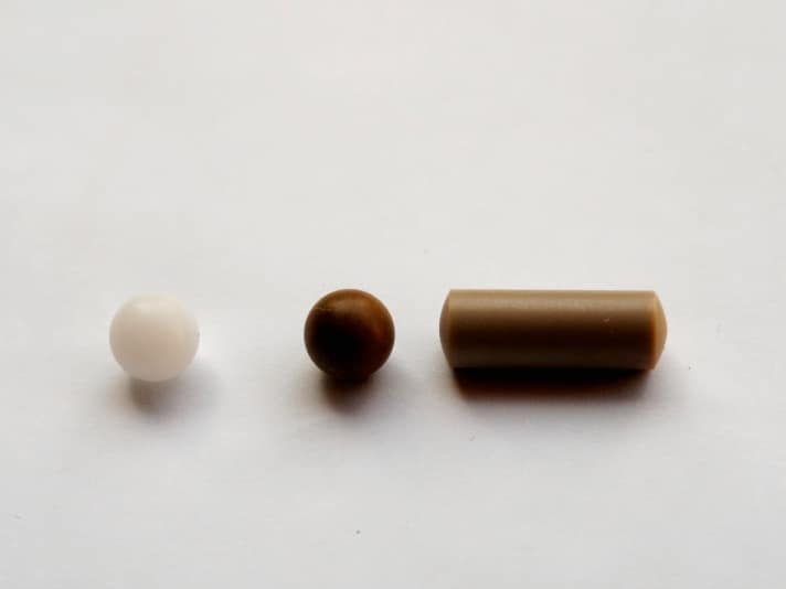 Kunststoff Delrin und Hochleistungspolymer Torlon