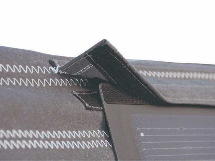 La controparte in velcro deve essere cucita alla lazybag.