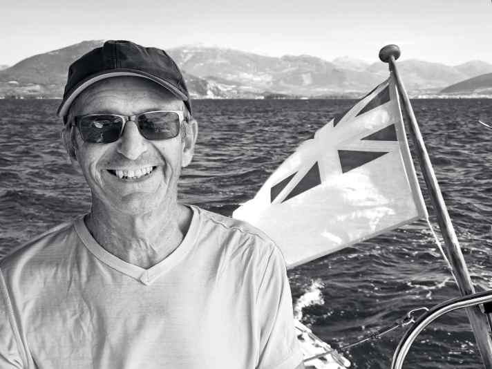 John Hughes learnt to sail off Wales, now he mostly sails in Greece