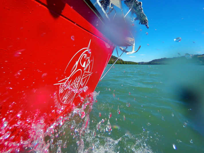   The Rhone makes rapid progress southwards