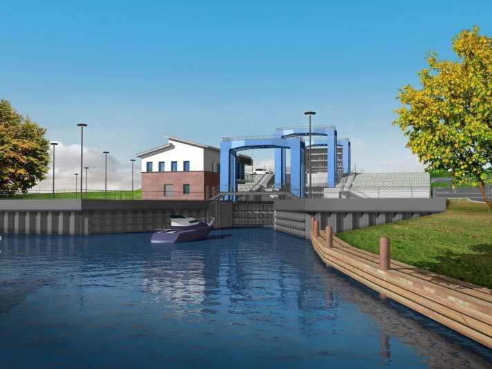   La nouvelle construction devrait ressembler à cette représentation graphique.