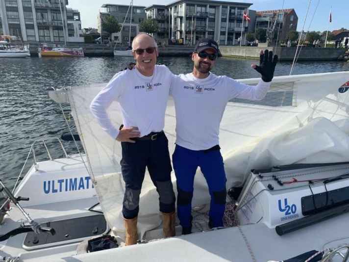   L'équipage de l'Ultimate 20 heureux à l'arrivée : Hans Holzenkamp et Andreas Brachwitz