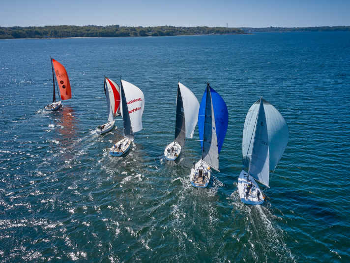   Intensive programme. The YACHT test team sailed the boats against each other for three days in perfect conditions