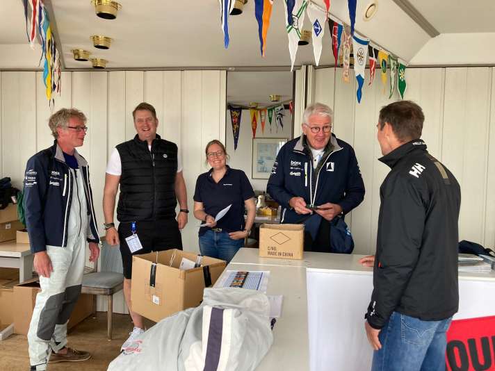Die Stimmung im Nordseewoche-Team bei den letzten Vorbereitungen: glänzend!