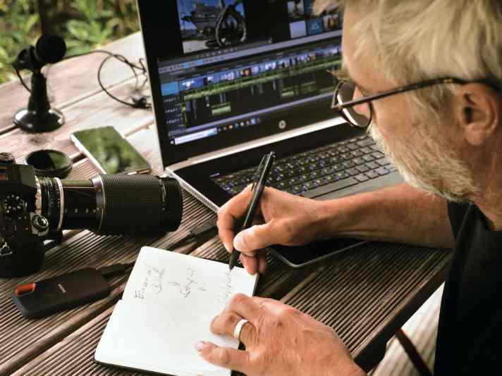   Every film needs a plot. It's best to think it over and write it down in advance