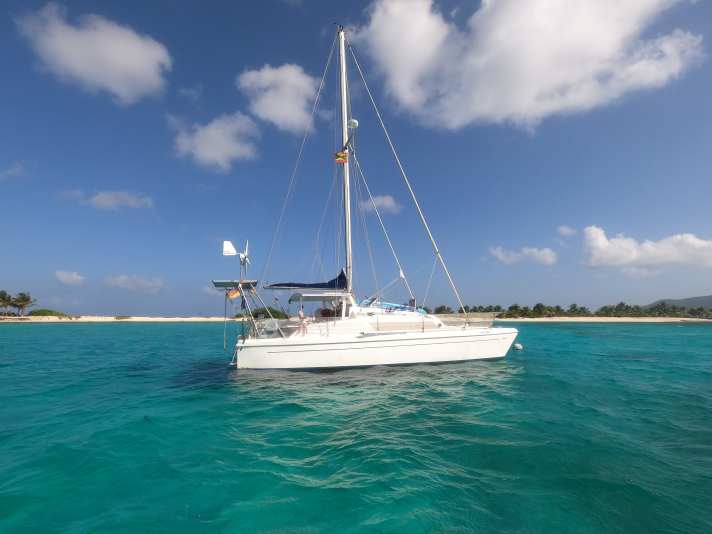   Il nostro "Aracanga 2", un catamarano di 37 piedi