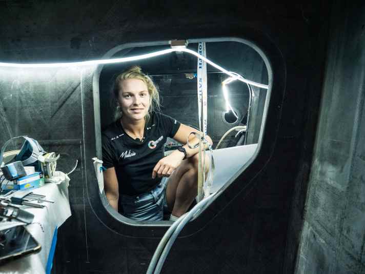 Rosalin Kuiper at her workplace