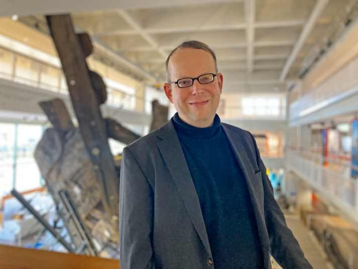 Thomas Joppig, 45, Leiter Kommunikation des Deutschen Schifffahrtsmuseums