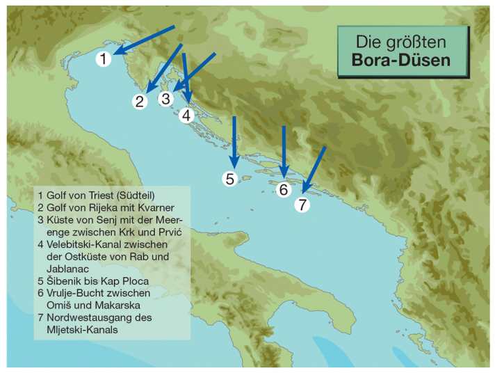 Wind-Special Kroatien: Die Bora