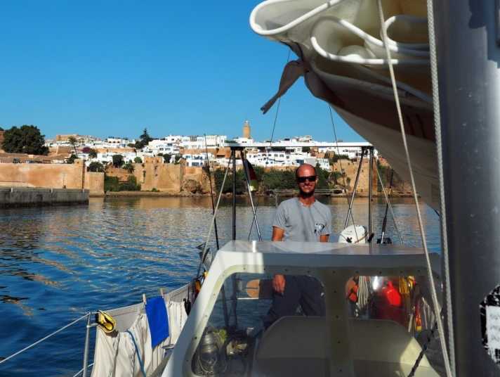   Einfahrt in den Fluss Bou Regreg