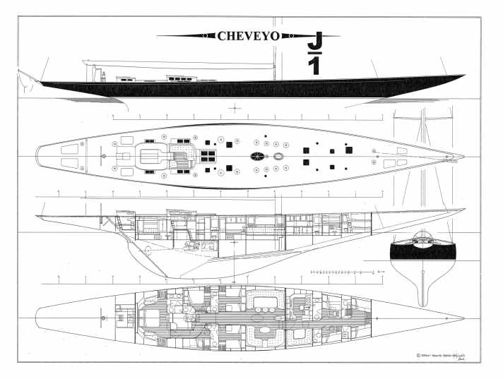   The fuselage drawings of the new J-Class