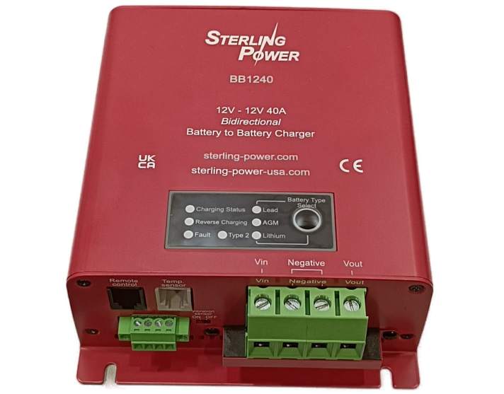 Ausrüstung: B2B-Lader von Sterling Power